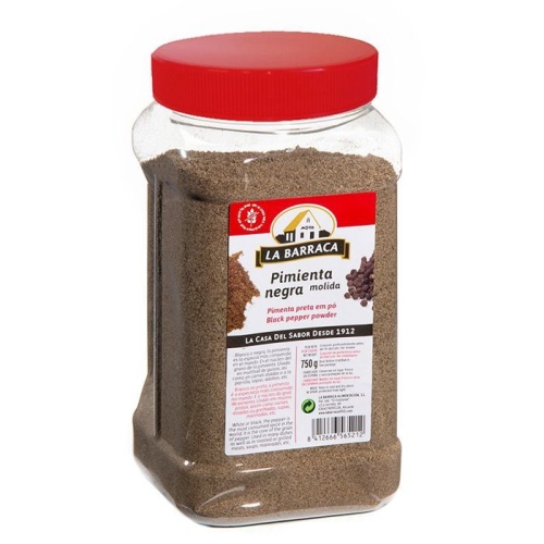 PIMIENTA NEGRA MOLIDA PURA 750 GR.